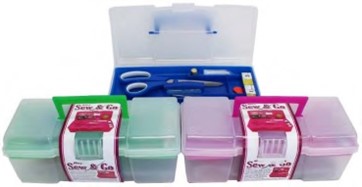 Sew & Go Premium Sewing Kit In Caddy With Removable Tray