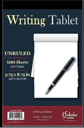 6 X 9 Writing Tablets- Plain