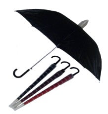 46'' Stick Umbrella- Plastic Handle- Solid Ass. Colors