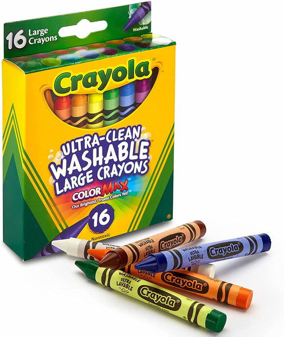 16 Ct. Ultra-Clean Washable Large Crayons