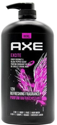 AXE Body Wash- Excite- 34 Oz. W. Pump