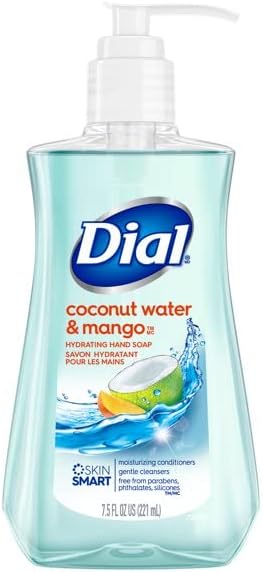 Dial Hand Soap- Coconut Water & Mango 7.5 Oz