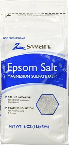 1 Lb. Epsom Salt- Bag- (SWAN)