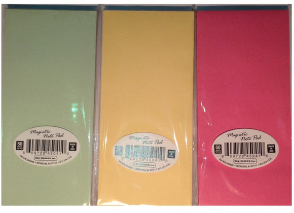 Magnetic Note Pad- 2/50 Sheets