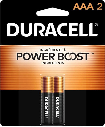 AAA Duracell Coppertop Batteries- 2 Pk.