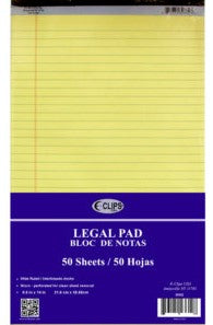 Legal Pad- Canary