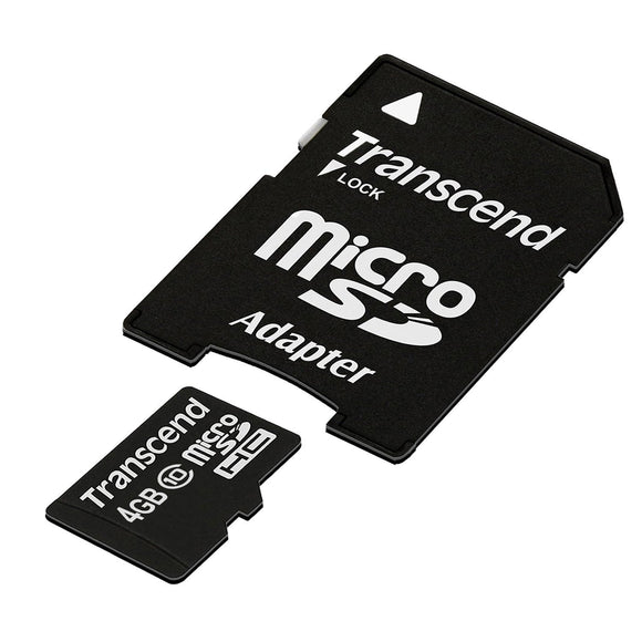 4 GB. Micro Transcard- Premium- Class 10