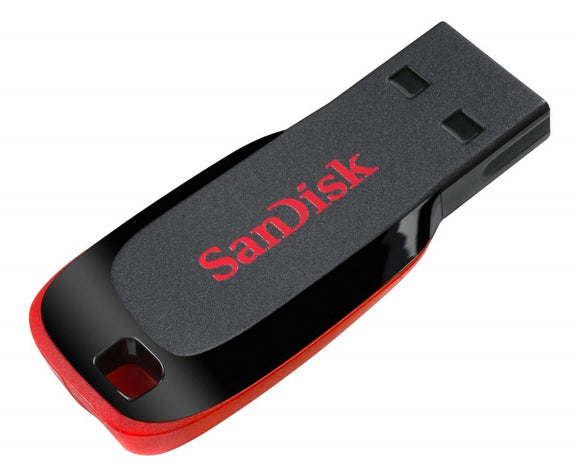 64 GB. Usb Flash Drive (Cruzer Blade) (Sandisk)