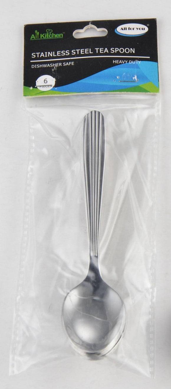 6 Pk Stainless Steel Tea Spoon