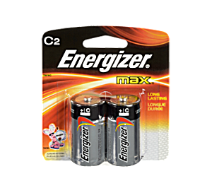 Energizer C Battery 2 PK