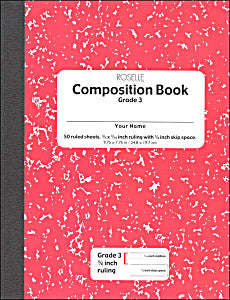 3rd. Grade Red Primary- Soft Cover