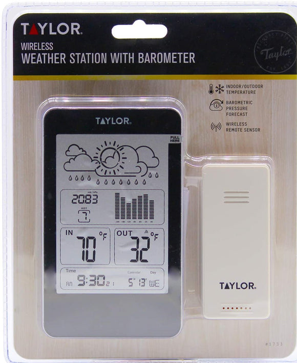 Digital Indoor/Outdoor Thermometer With Barometer