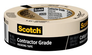 Scotch Contractor Grade Masking Tape- 1.41'' X 60 Yd.