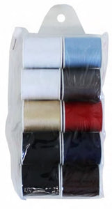 Thread- Assorted Colors- 200 Yds. Per Spool 10 Ct.