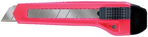 8- POINT 18MM SNAP-OFF KNIFE W/1 BLADE- NEON- CARDED