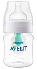 Anti-Colic Baby Bottle With AirFree Vent- 4oz- 1Pk- Clear