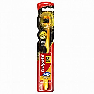 Colgate 360 Charcoal Gold Toothbrush- Soft
