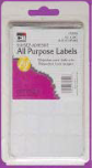 1/2''X3/4'' Labels- All Purpose- 510/Pk