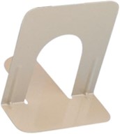 Bookends - 5'' Steel - Non Skid - Tan - 1Pair
