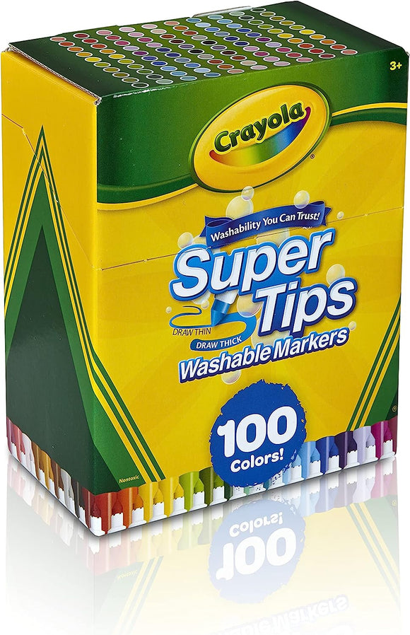 Super Tips Washable Marker- 100 Ct.
