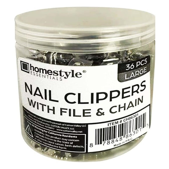 Nail Clippers W. Chain- 36 In A Bucket