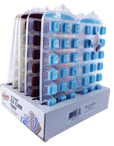 Silicone Square Ice Cube TRay- 21 Molds.