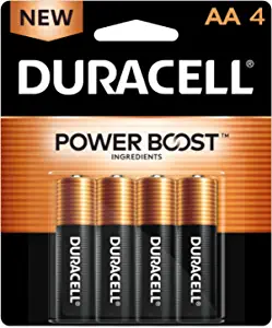 AA Duracell Coppertop Batteries- 4 Pk.