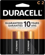 Duracell Alkaline Coppertop C Batteries- 2 PK.