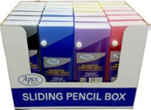 Sliding Pencil Box- Ass. Colors
