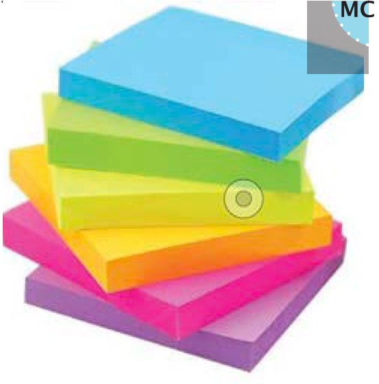 Colored Sticky Notes- 3X3 100 Ct.