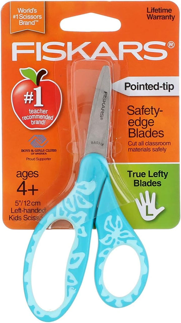 Fiskars? Softgrip? Left-Handed Pointed-Tip Kids Scissors 5 In.