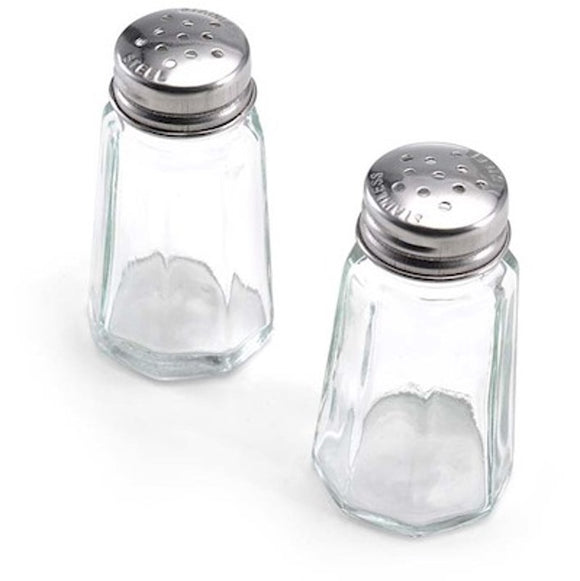 Salt & Pepper Set- Glass- 1 Oz.