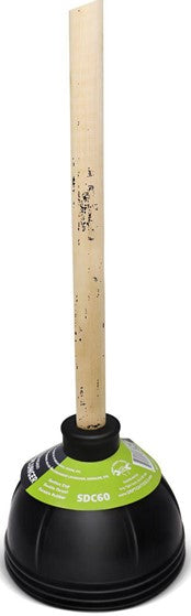 6'' H. D. Force Cup Plunger - Preassembled