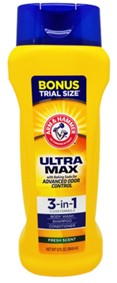 A&H Ultra Max 3-In-1 Body Wash Cool Water- 12 Oz.