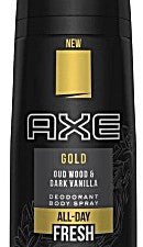 Axe Deodorant Spray- Gold Old Woods And Vanilla- 150 Ml.