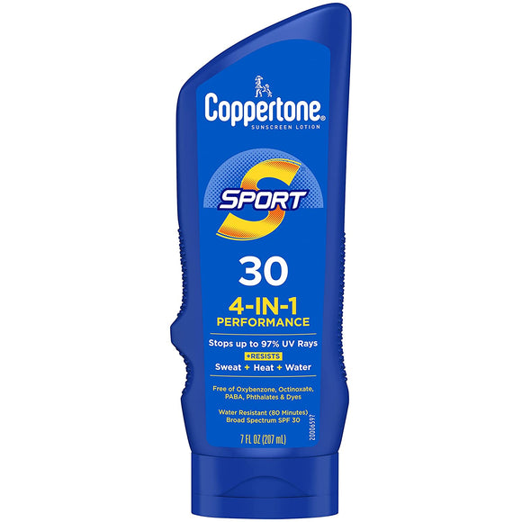 Copertone 4 In 1 Sunscreen Lotion. SPF 30- 7 Oz.