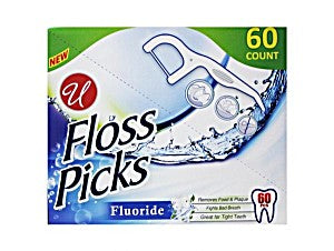 60PC Dental Floss Picks