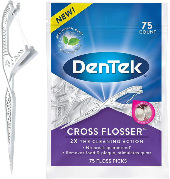 DenTek X-Shaped Floss Picks- 75 Ct.