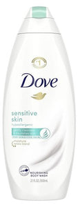 Dove Body Wash Sensitive Skin- Unscented- 22 Oz.