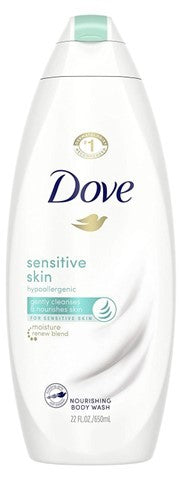 Dove Body Wash Sensitive Skin- Unscented- 22 Oz.