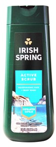 Irish Spring Body Wash- Active Scrub- 20 Oz.