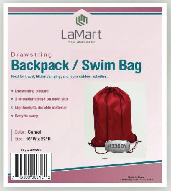 Backpack / Swim Bag- Burgundy