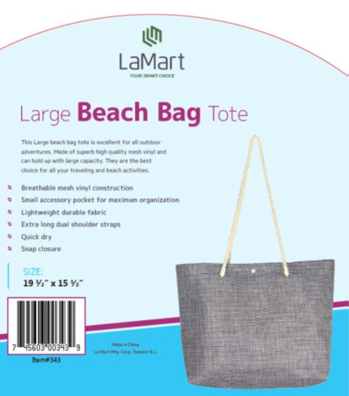 Beach Bag Tote- Large