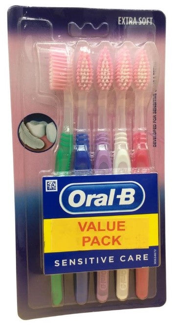 Oral-B Toothbrush- Sensitive Care- Ex. Soft- 5 Pk.