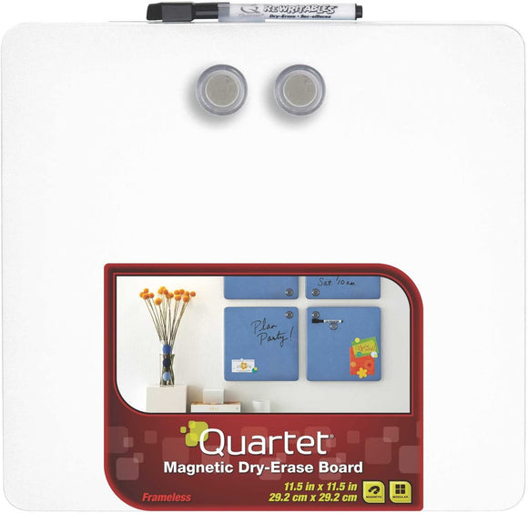 Quartet Tin Square Magnetic Dry-Erase Boards- 11 1/ 2 X 11 1/2