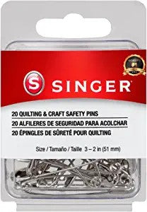 Singer Safety Pins- Lg. Size 3- 20 Ct.
