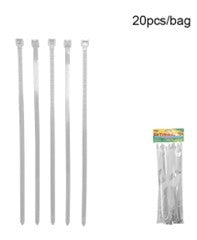 12'' Extra H.D. Cable Ties- 20 Ct.