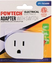 3 Prung Adapter With Switch