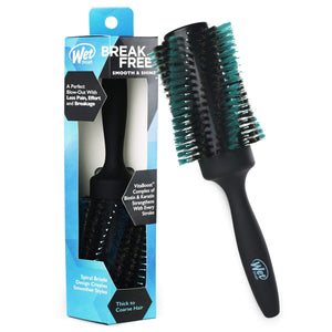 Smooth & Shine Round Brush For Thick To Coarse Hair - Black