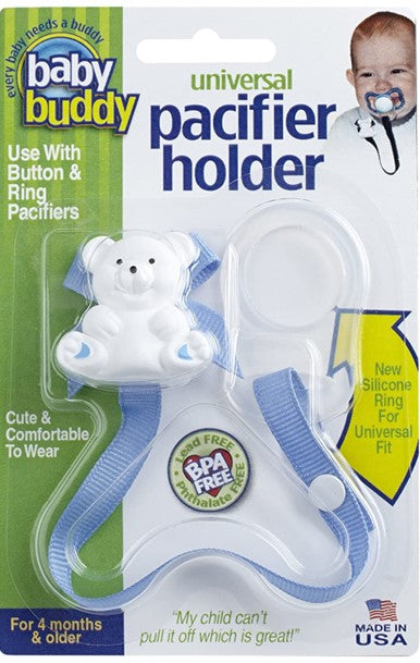 Universal Pacifier Holder- Blue